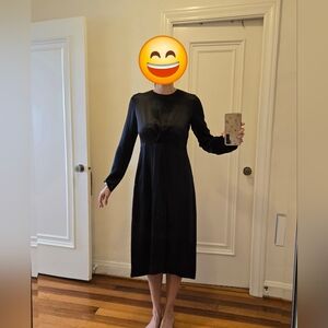 Vince Black Silk Dress